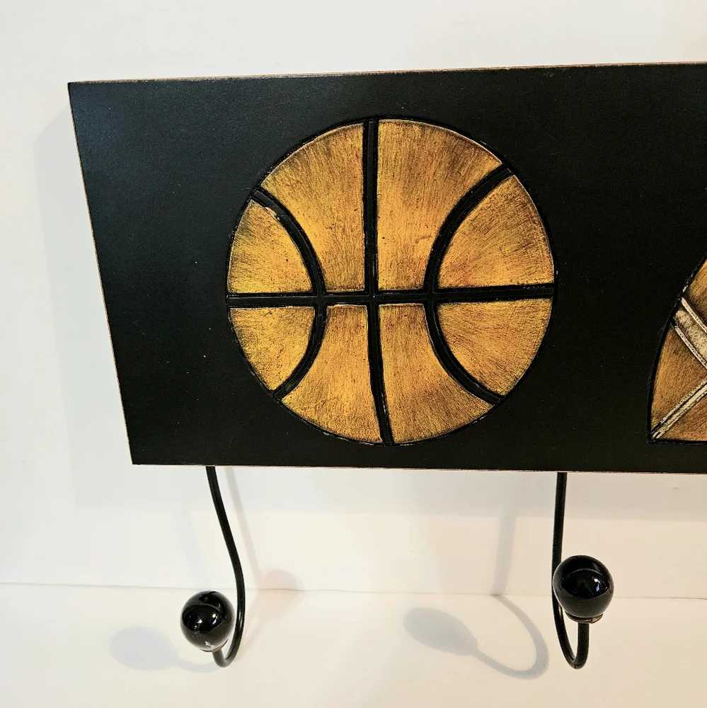 Hobby Lobby Sports Wall Hanging Basketball, Football Softball